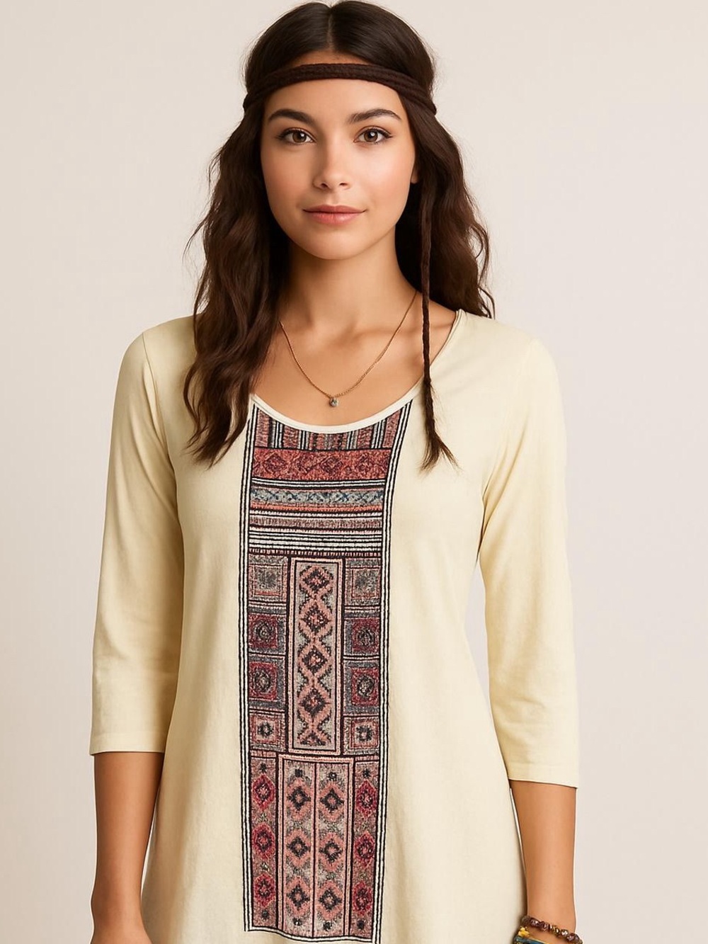 Johnny Was Izzy Embroidered Tunic, NWT
